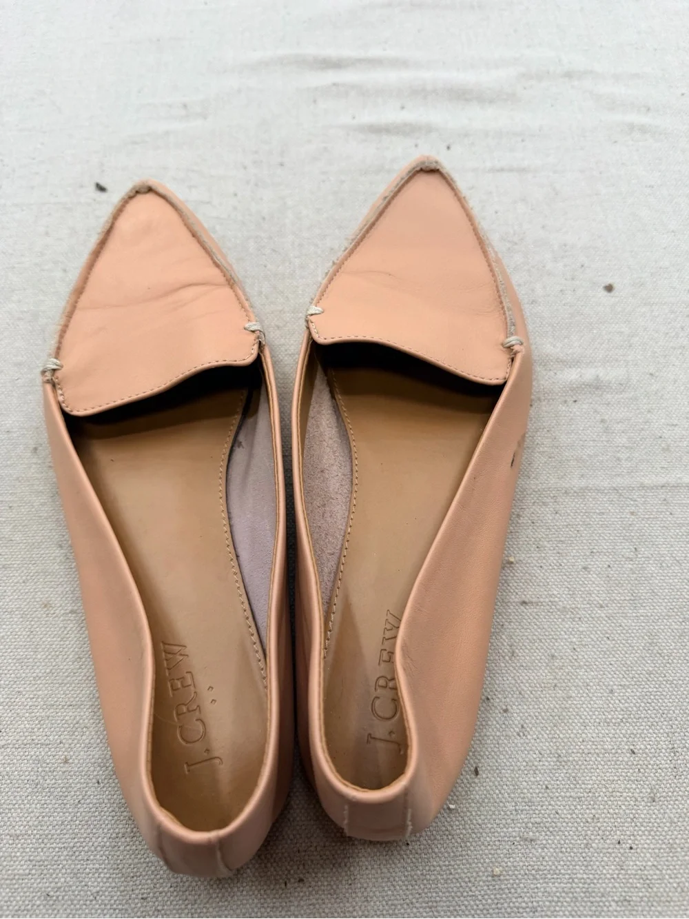 J. Crew Edie Leather Flat